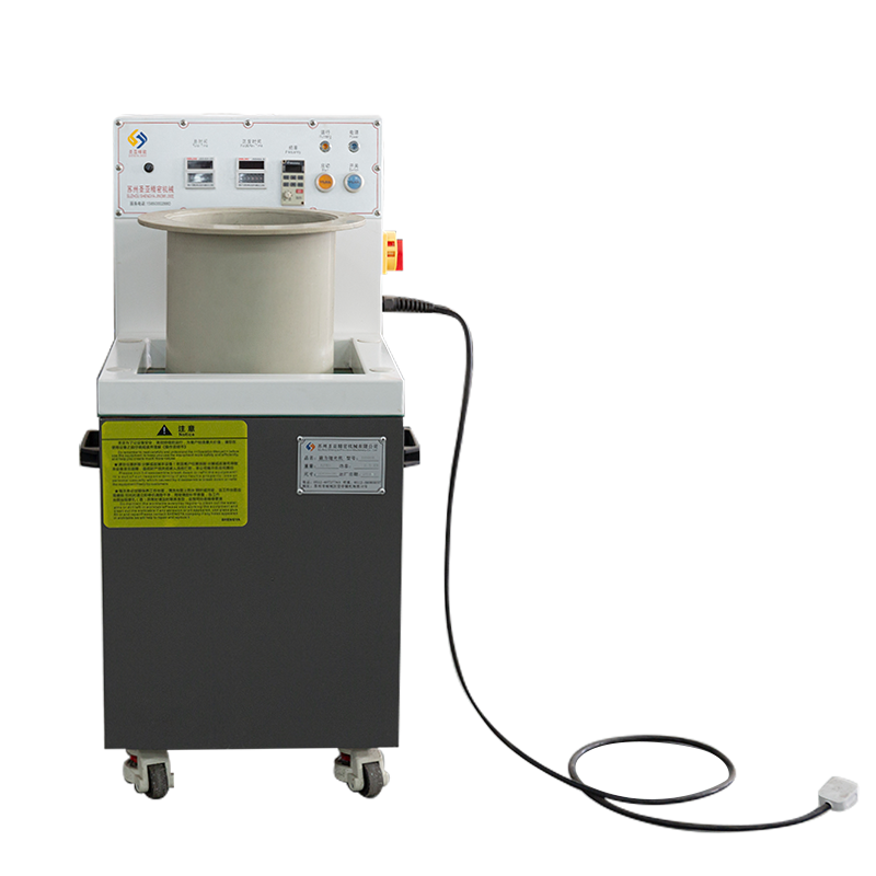 آلة تلميع مغناطيسية دقيقة لإزالة النتوءات من نوع SY8080، مناسبة للمختبرات/الدفعات الصغيرة