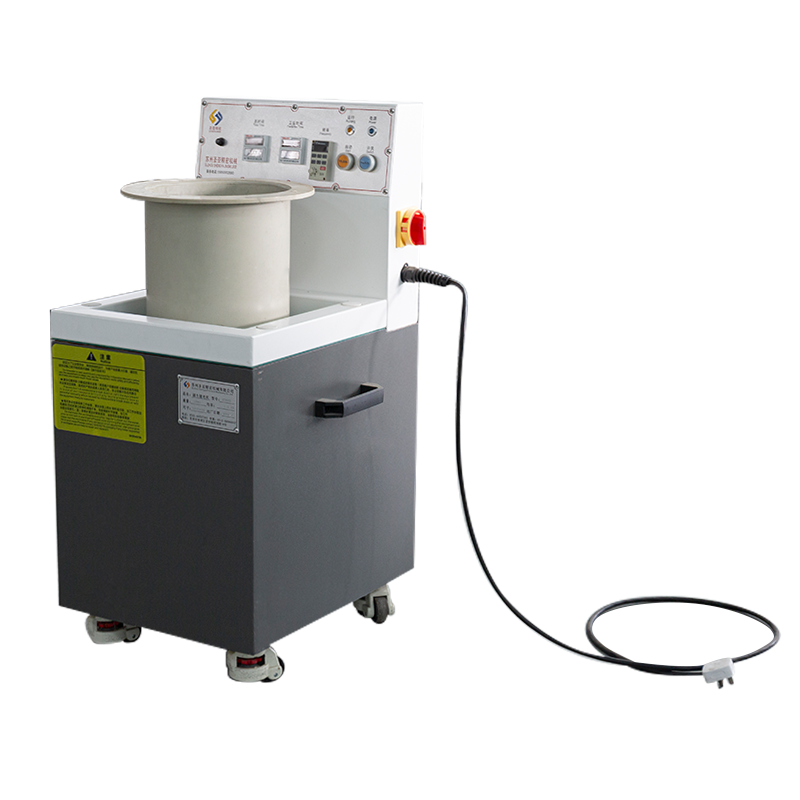 آلة تلميع مغناطيسية دقيقة لإزالة النتوءات من نوع SY8080، مناسبة للمختبرات/الدفعات الصغيرة